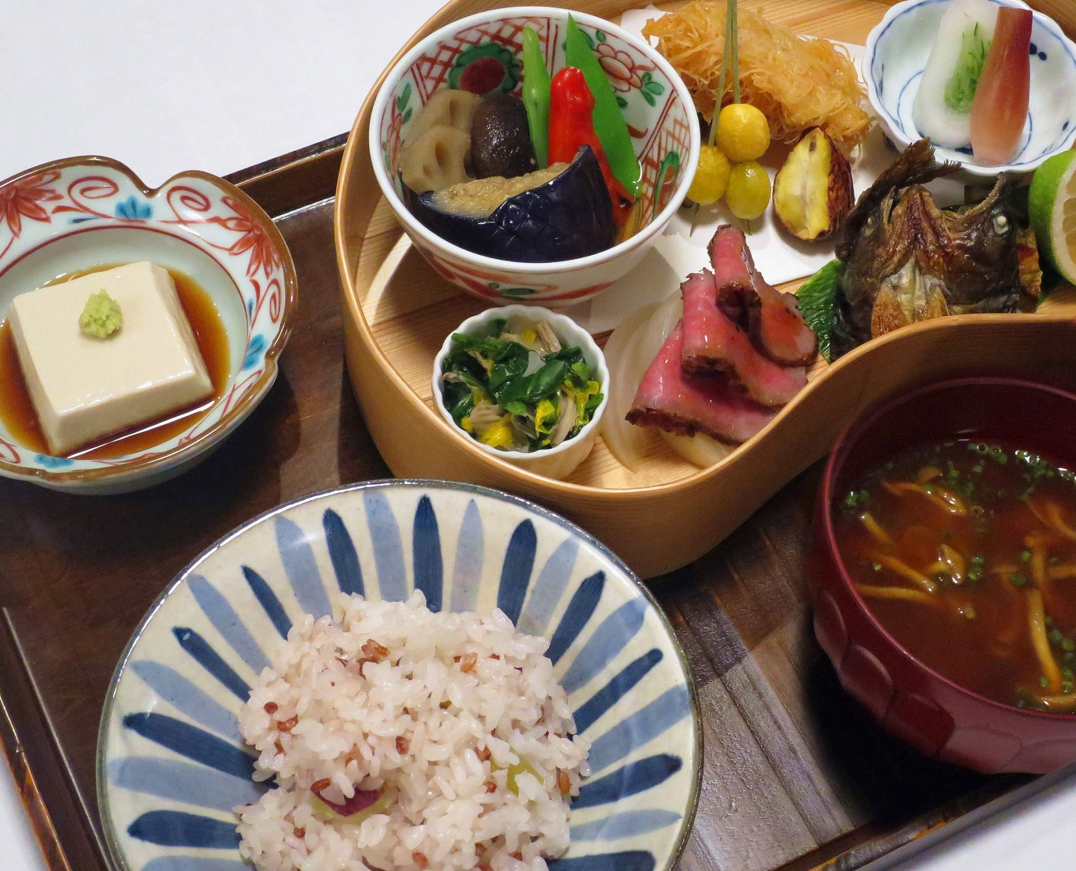 秋の収穫膳