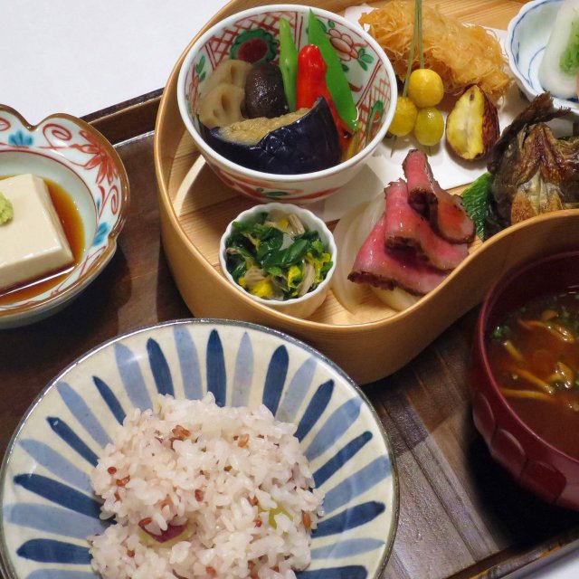 秋の収穫膳